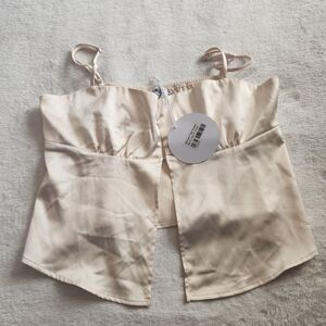 NWT Princess Polly Chamber of Love Cami Top – Cream (Size US 10)